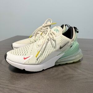 Nike Women’s Air Max 270 White Mint Foam Shoes Size 8